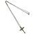 Autre Marque Collana Croce Tiffany Signature Argento D'oro