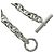 Hermès Bracciale con Charm Hermes Chaine d'Ancre TGM 13-Link Argento - vista 4
