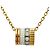 Collar Boucheron Quatre Whites Plata Dorado