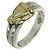 Autre Marque Tiffany Grooved Signature Ring Silber Golden
