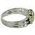 Autre Marque Tiffany Grooved Signature Ring Silber Golden - Ansicht 5