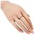 Anillo Alianza Boucheron Facette de Platino Plata - vista 2