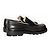 Mocassini Loewe in pelle nera con suola chunky Nero - vista 4