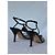 Gucci Sandalen aus schwarzem Lackleder mit GG-Interlocking Golden - Ansicht 10