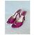Mules em couro acolchoado rosa Christian Dior - vista 4