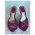 Mules em couro acolchoado rosa Christian Dior - vista 6