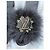 Louis Vuitton Marabou Crystal LV Feathers Marilyn Mule Slip On Sandals Nero - vista 4
