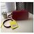 Borsa a tracolla in pelle rossa Marc Jacobs Rosso - vista 3