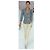Chanel 12P Silver Metallic Graffiti Double Breasted Jacket Black FR 36 Silvery - view 2