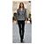 Chanel 12P Silver Metallic Graffiti Double Breasted Jacket Black FR 36 Silvery - view 3