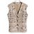 Max Mara Women's Tailored Linen & Wool Vest – Beige Botanical Print – IT 42 Grigio