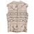 Max Mara Women's Tailored Linen & Wool Vest – Beige Botanical Print – IT 42 Grigio - vista 2