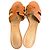 Hermès Sandalias de tacón Hermes de piel marrón
