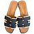 Sandalias Hermès Blue Denim - vista 4