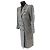 Autre Marque Abrigo largo de cuadros gris Saint Laurent - vista 3