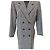 Autre Marque Abrigo largo de cuadros gris Saint Laurent - vista 5