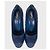 Autre Marque Saint Laurent Décolleté platform con tacco a spillo in pelle blu 37.5 usati - vista 2