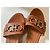 Salvatore Ferragamo Sandali Ferragamo con ornamento Gancini pelle marrone - vista 10
