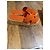Hermès Chypre Keilabsatz-Sandalen in Orange - Ansicht 3