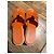 Hermès Chypre Keilabsatz-Sandalen in Orange - Ansicht 5