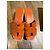 Hermès Chypre Keilabsatz-Sandalen in Orange - Ansicht 9