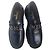 Chanel Loafer aus schwarzem Lackleder mit Profilsohle