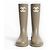 Chanel CC Rubber Rain Boots Beige