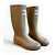 Chanel CC Rubber Rain Boots Beige - view 19