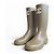 Chanel CC Rubber Rain Boots Beige - view 2