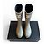 Chanel CC Rubber Rain Boots Beige - view 4