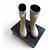 Chanel CC Rubber Rain Boots Beige - view 6