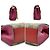Gucci GG Supreme Canvas Padlock Small Chain Schultertasche Rot/Rosa Pink - Ansicht 3