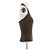 Top de algodón marrón Helmut Lang Castaño - vista 3
