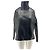 Veste en cuir noire Samsoe & Samsoe XS