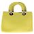 Autre Marque Diorissimo Lederhandtasche Gelb - Ansicht 3