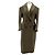 Autre Marque ROHE Long Khaki Wool Jacket