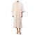 Ganni Weißes Midi-Kleid mit Broderie Anglaise - size L
