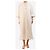 Ganni Weißes Midi-Kleid mit Broderie Anglaise - size L - Ansicht 3