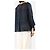 Autre Marque Top in pizzo floreale blu navy - size UK 12 - vista 2