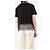 Christopher Kane Top in crepe di lana a maniche corte nero - size UK 12 - vista 2