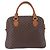 Céline CELINE Sac à main en toile Macadam PVC Cuir Marron Or - vue 3