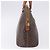 Céline CELINE Sac à main en toile Macadam PVC Cuir Marron Or - vue 5