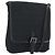 FENDI Zucchino Canvas Schultertasche Schwarz Silber