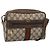 GUCCI GG Supreme Web Sherry Line Shoulder Bag PVC Beige 010 378