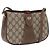 GUCCI GG Supreme Web Sherry Line Shoulder Bag PVC Beige 72 02 024
