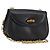 GUCCI Bamboo Chain Shoulder Bag Leather Black Gold 001 115 1497