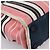CHANEL Handtasche aus Canvas rosa silber CC - Ansicht 16