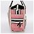 CHANEL Handtasche aus Canvas rosa silber CC - Ansicht 4