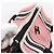 CHANEL Handtasche aus Canvas rosa silber CC - Ansicht 6
