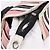 CHANEL Handtasche aus Canvas rosa silber CC - Ansicht 7